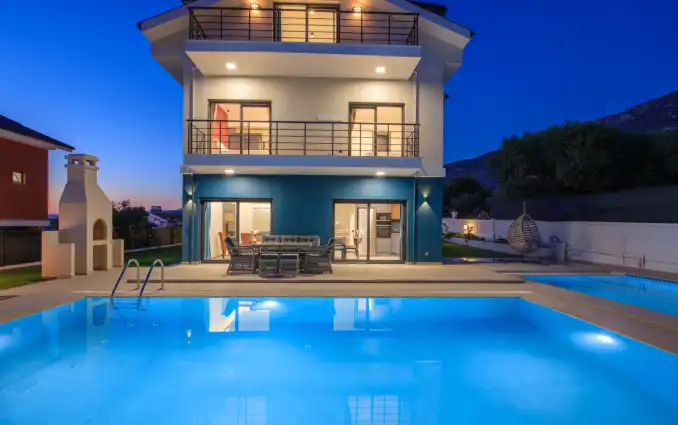 Villa Mendos, Fethiye Hisarönü'nde 6 Kişilik Özel Havuzlu Lüks Villa -Onlinevillam